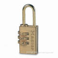 Digital Combination Lock, Made of Duralumin, Zinc Alloy and Iron, Available in Key and without Key